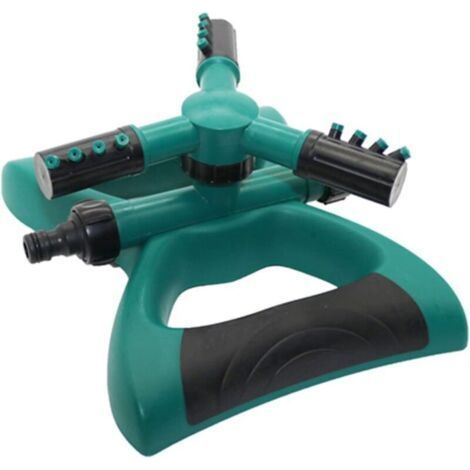 Automatic Sprinkler 3 Rotating Arms Adjustable Nozzle for Greenhouse Lawn Garden Quick Installation (1/5)