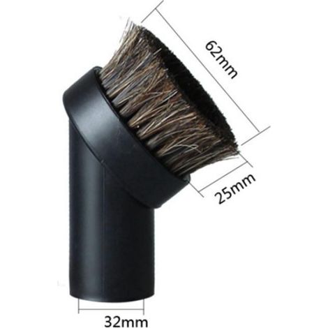 12 Pièces Universel Aspirateur Brosse Buse Maison Dépoussiérage Crevasse Escalier Kit D'Outils pour 32mm 35mm Aspirateur Noir (1/5)
