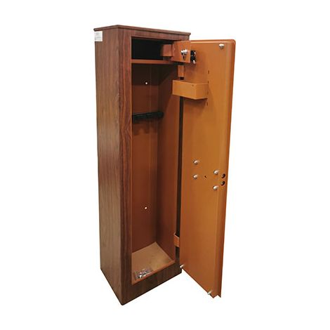 ARMADIO PORTA FUCILI WOOD 3 POSTI EFFE  + TESORETTO CM 25X20 H.CM 145