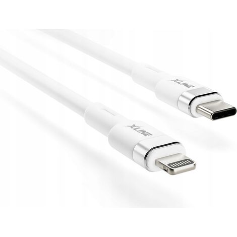 XLINE USB Typ C - Apple Lightning Kabel 3 m weiß 1 Stück. (1/5)