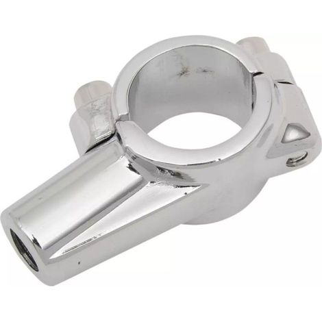 Support de rétroviseur Emgo 2025/02 avec pince pour guidon chromé 22 mm (7/8") (trou 10 mm) (1/2)