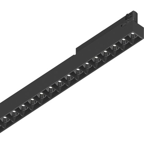 Faretto Binario Display 1 Luce Led Integrato Nero 14W