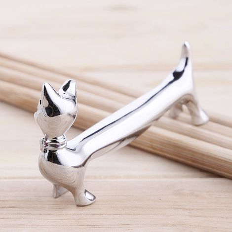 Porte-baguettes décoratif de table résistant à motif chat (1/5)