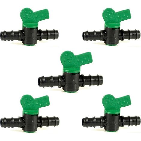 Set di 5 Chiavi per irrigazione da 25 mm  Chiave antigoccia da 25mm  Rubinetto di arresto per irrigazione 25 mm