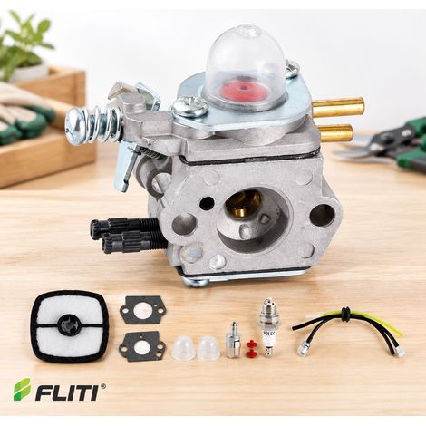 FLITI Carburetor Replacement Kit Compatible with HC1500 C1U-K51, 10 Accessories, Durable Aluminum (1/5)