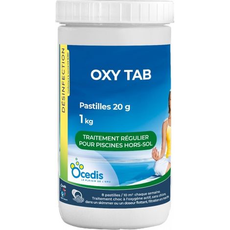 Oxygène Actif Tablette 20 g 1 kg Océdis Lot de 4