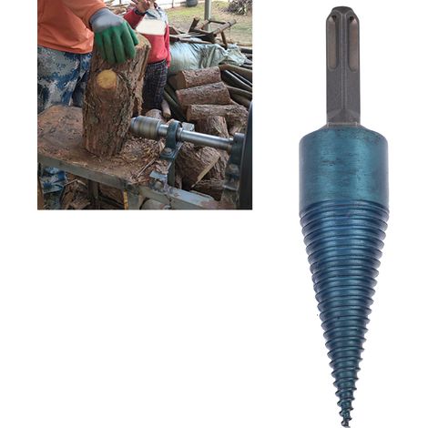 Kleiner Holzspalter mit 32 mm Vierkantgriff, brüniert (1/5)