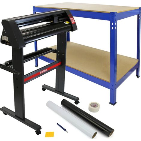 720mm Vinyl Cutter, Weeding Kit, Blue Q-rax Workbench bundle