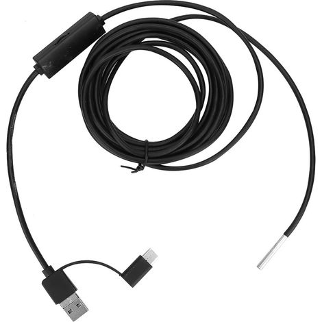 3-in-1 Endoskop für Android-Mobiltelefone mit Typ-C-Anschluss, 3,9-mm-Objektiv, hohe Auflösung, wasserdichtes Endoskop (5-m-Kabel) (1/5)