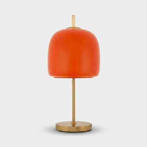 Lampada da tavolo in vetro e metallo vintage Odly (1/5)