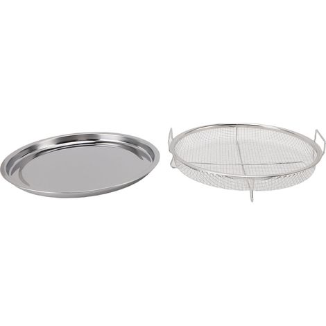 Bac à légumes, panier, friteuse et ensemble pour four, poêle en acier inoxydable, accessoires de cuisson plus sains. (1/5)