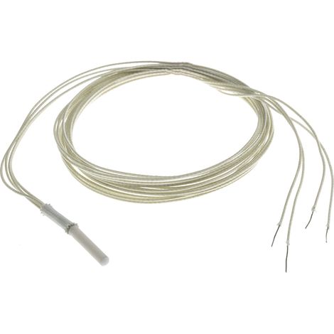 Capteur RTD PT100 RS PRO, Ø 2.8mm, L.15mm + 1m, +350°C max, Fil de sortie ( Prix pour 1 )