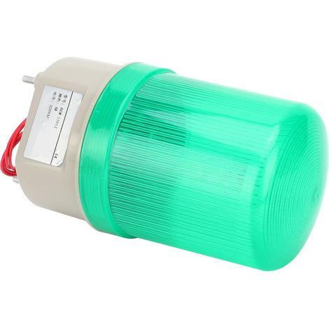 Feu de signalisation BERM, signal sonore et lumineux à DEL, équipement d'alarme d'urgence pour véhicules, 220 V CA, vert (1/5)