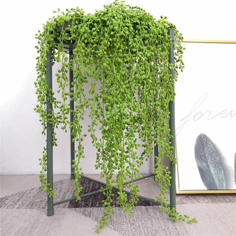 Plantes Artificielles - Guirlande Vigne Suspendue En Plastique - Décoration Murale Intérieure Extérieure - 1 Pièce (1/5)
