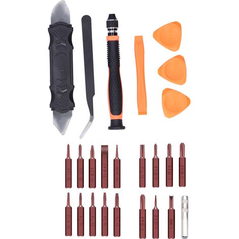 26-teiliges Multifunktions-Präzisionsschraubendreher-Set, Brecheisen, Saugnapf, Handreparaturwerkzeuge (1/5)