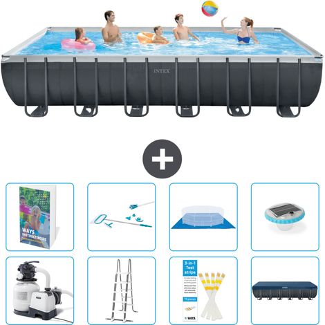 Ultra XTR Pool Rechteckig - 732x366x132 cm - 9-teilig S595