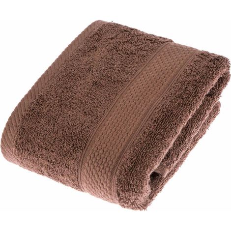 HOMESCAPES Turkish Cotton Chocolate Hand Towel