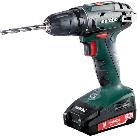 Trapano avvitatore a batteria Metabo BS 18 2x 1,5 Ah + caricatore in valigetta (1/3)