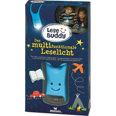 LINTERNA DE LECTURA INFANTIL LESE BUDDY AZUL