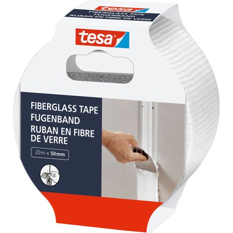 Bande adhésive calicot renforcé en fibre de verre 20m x 50mm (1/4)