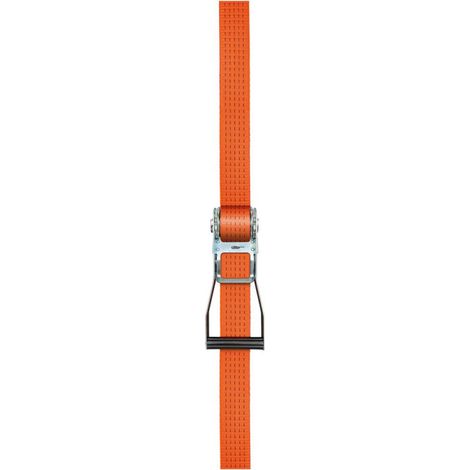 8m 5t Ratchet Stow Strap. 50 mm. Gancho