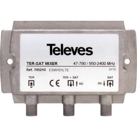 Mezclador Terrestre-Sat RF+FI  Gris (1/3)