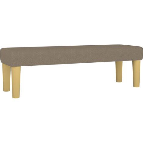 Panca panca 100 x 30 x 30 cm tessuto tortora 020010610