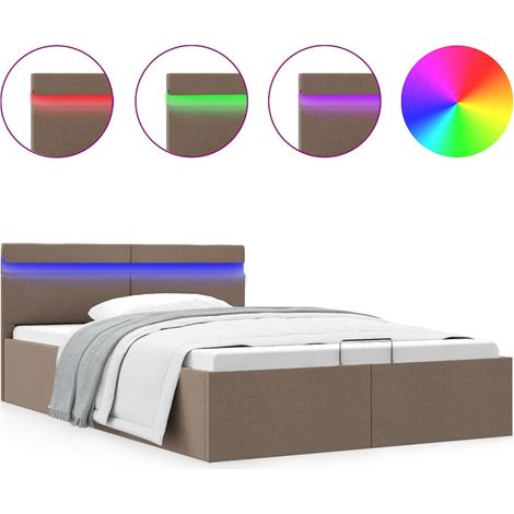 Maison Exclusive - Cama canapé hidráulica almacenaje sin colchón