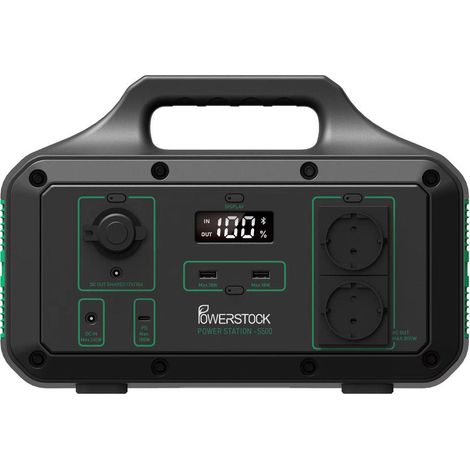 Power station portable 511Wh avec batteries lithium-ion