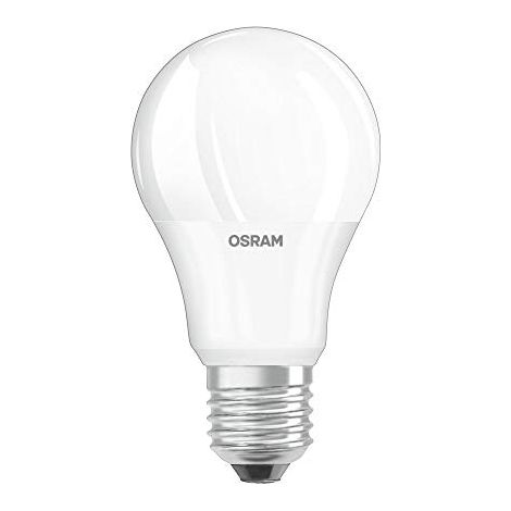 OSRAM LED DAYLIGHT SENSOR CLASSIC A Pacco da 4 x Lampadina LED, Attacco: E27, Bianca Calda, 2700 K, 11 W, Equivalenti a 75 W, LED STAR MOTION SENSOR CLASSIC A, Opaco, Taglia Unica (1/3)