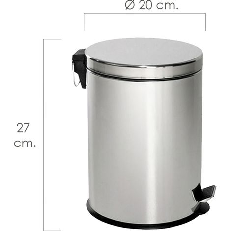 Maurer Edelstahleimer 5 Liter Ø 20 x 27 cm.