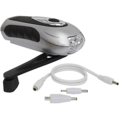 Sealey Rechargeable Wind-Up Torch 3 LED AK3305 (1/2)