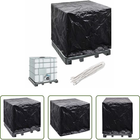 vidaXL Wasserfest - Abdeckung für IBC-Tank 8 Ösen 116x100x120 cm (1/5)