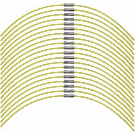 20 fils de nylon F016800174 compatibles avec les coupe-bordures Bosch ART 30 Combitrim / ART 30-36 LI, remplacement de fil de coupe-bordures (1/5)