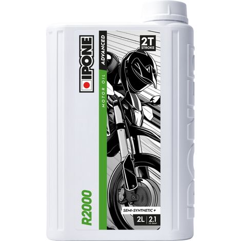 Aceite semisintético Ipone R2000 2T 2L para dispensador de mezcla de enduro cross