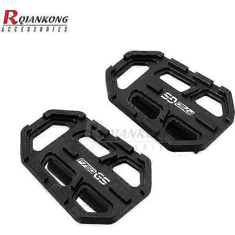 Motorradzubehör: Vergrößerte Hinterradbremshebel, Fußrastenauflagen für BMW R1200GS (2013–2018) – F750GS Logo