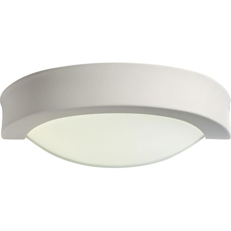LARA Applique Mur plâtre E27 77W max.,demi-lune Lpe non incl. ARIC 3021