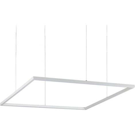 Dekorative quadratische integrierte Pendelleuchte Weiß, 3000K, 51W (1/2)