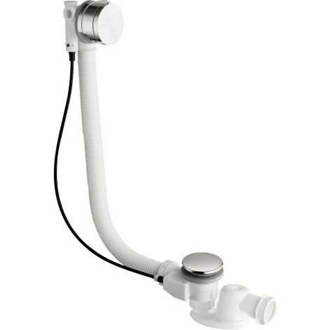 Vidage remplissage baignoire par trop plein 57 cm Black Mat - CRISTINA ONDYNA VE65713
