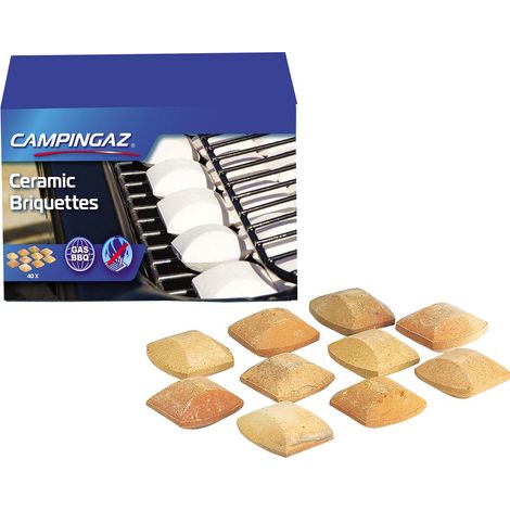 Coleman Campingaz Briquetas Cerámicas Beige 40 Unidades