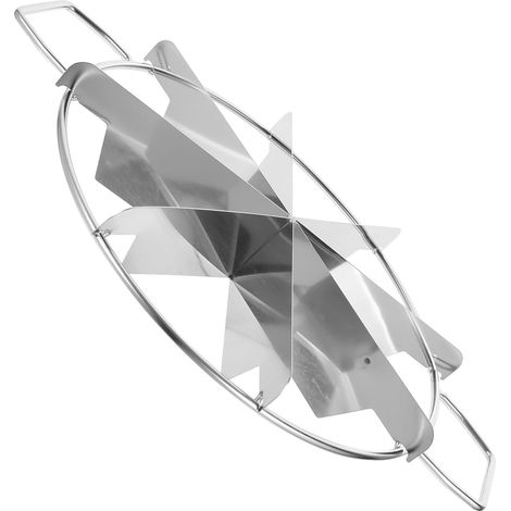 Coupe-Gâteau en Acier Inoxydable 8 Parts Diviseur à Gâteau Précis pour Portions Égales Ustensile de Service Polyvalent pour Gâteaux Tartes et Pains Outil de Pâtisserie pour (1/5)