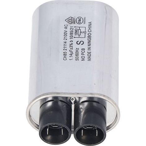 Condensateur Micro-Ondes - 2100 V - 1,14 µF - Universel - 95 mm - Remplacement Pour Four À Micro-Ondes (1/5)