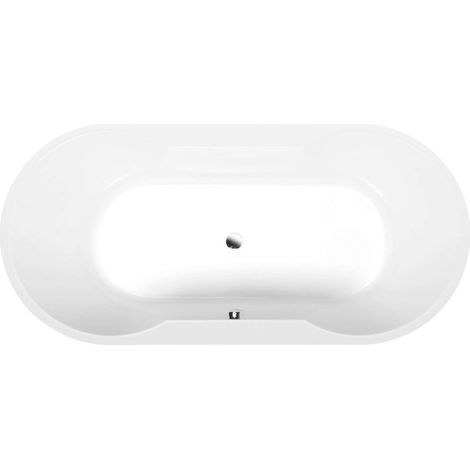 Baignoire Ovale IO 180x85x49cm, Blanc (1/5)