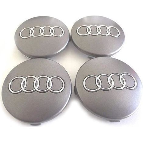 4 PCS Cache Moyeu Pour Roue Audi Cache-enjoliveurs Ø Diamètre 60mm