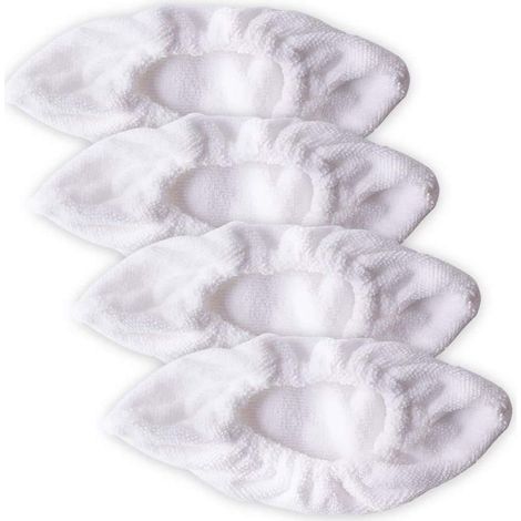 4 Bonnettes Chiffons Microfibre pour Kärcher Buse à Main Nettoyeurs Vapeur SC 2 SC 3 SC 4 SC 5(4 bonnettes pour karcher EasyFix) (1/5)