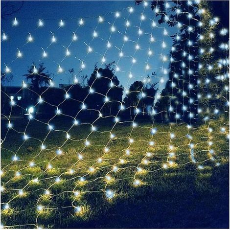 Filet Lumineux LED 540, 6x4m, Étanche, 8 Modes, Dimmable. Déco Noël, Mariage, Chambre, Jardin. Blanc. (1/5)