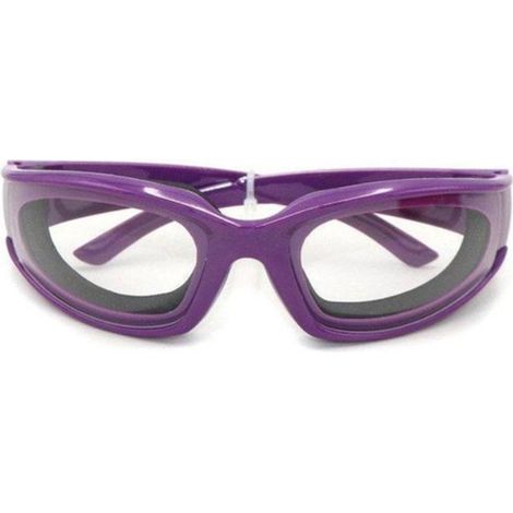 Violet Lunettes anti-coupures d'oignons piquants Lunettes de protection anti-éclaboussures Cuisine