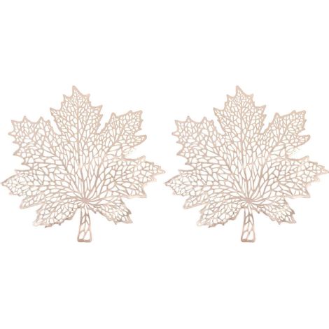 Sets de table à motif feuille d'érable pour Thanksgiving (lot de 2) (1/5)