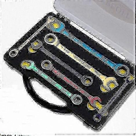Clé à cliquet 8 mm, 1 pièce, compatible avec de multiples usages, violette SEWHBYV (1/4)