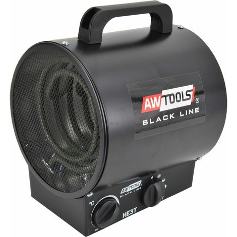 Awtools Réchauffeur 3000W Noir Chauffage Électrique (1/4)
